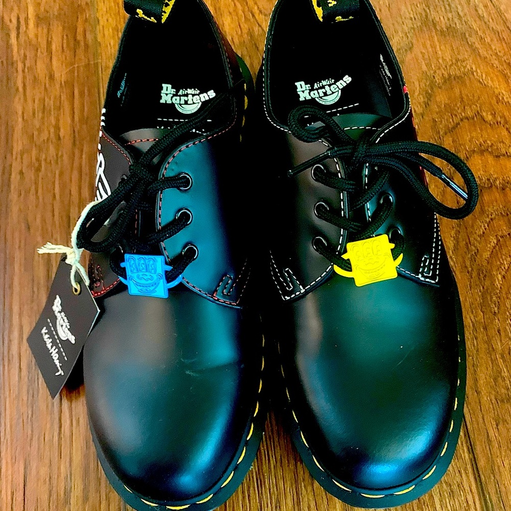 Keith Haring NWT Leather Dr. Martens Oxfords